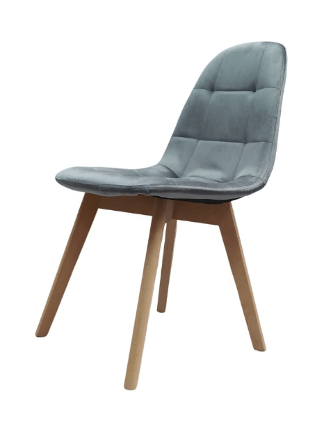 Abigail Felpa Gris Silla Abigail Felpa