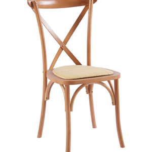 Silla Crossback Madera Rattan Natural Silla Crossback Madera Rattan