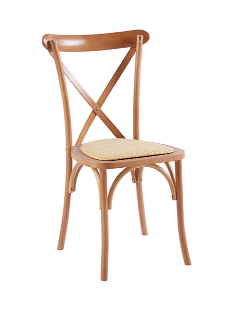 Silla Crossback Madera Rattan