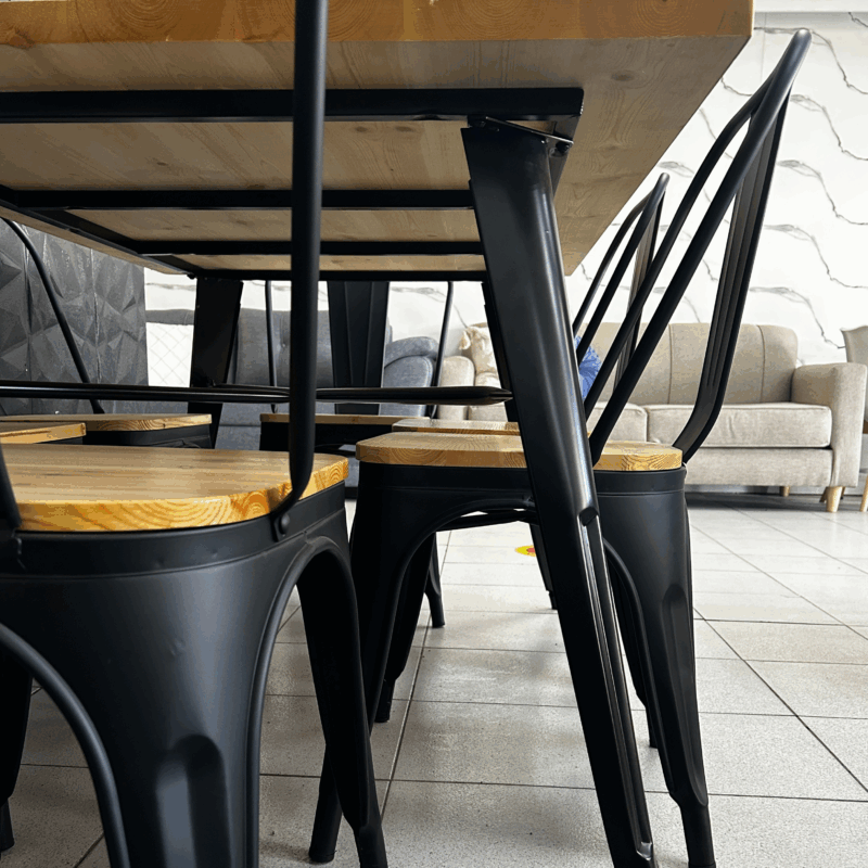 Comedor tolix 1,40 x 90 x 75